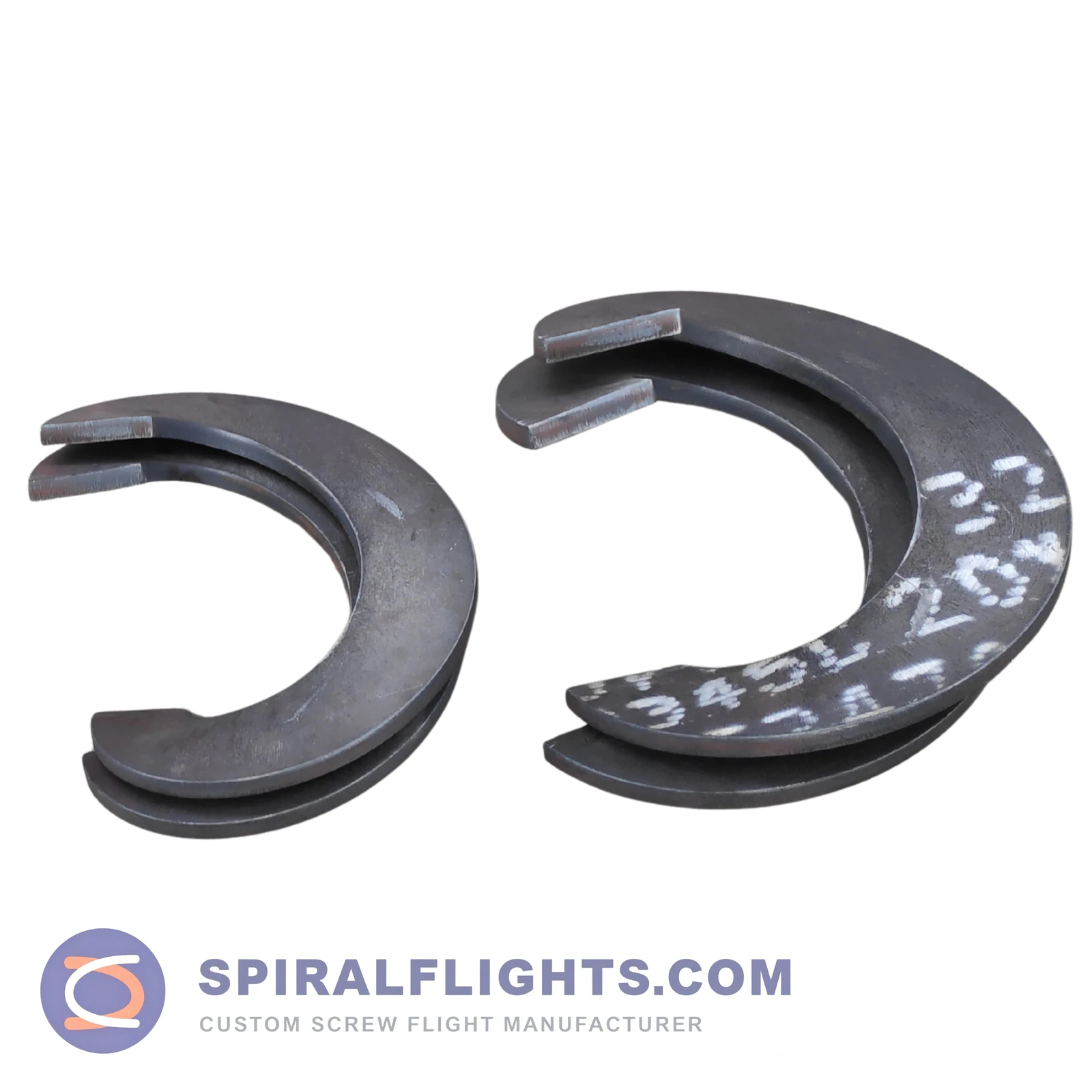 continuous cold rolled screw flight detail