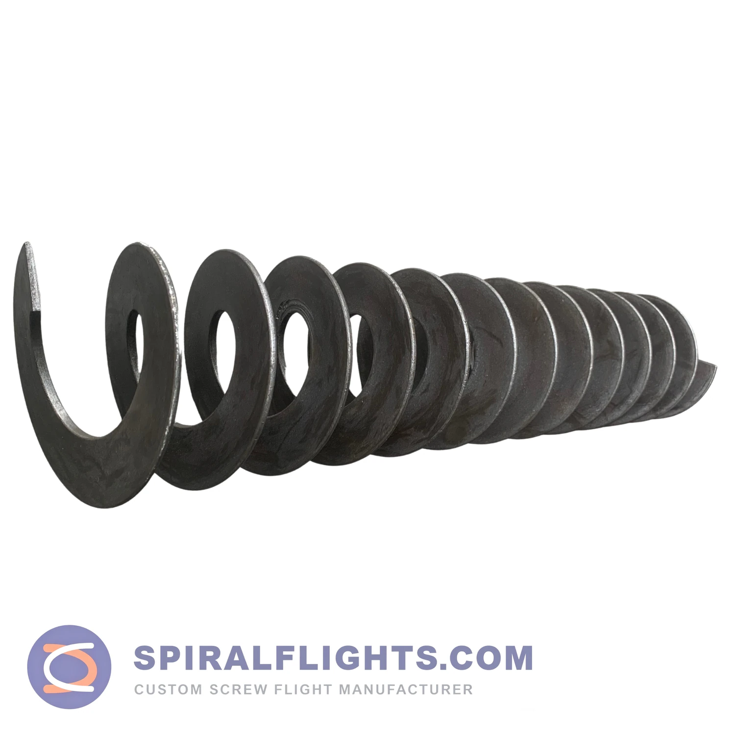 continuous constant thickness auger flight