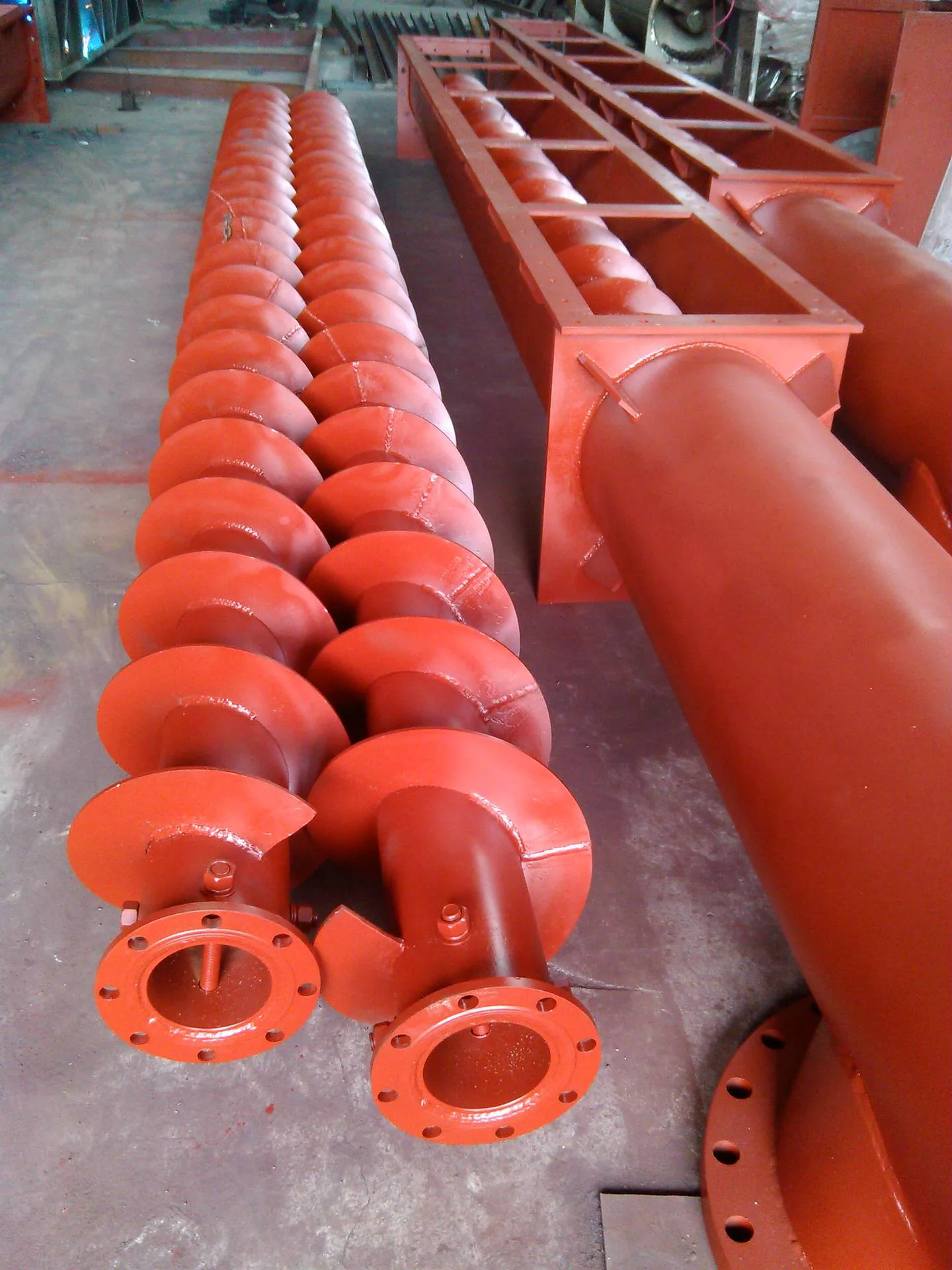 Screw flight forming machine for cold rolling spiral production Screw flight forming machine for cold rolling spiral production