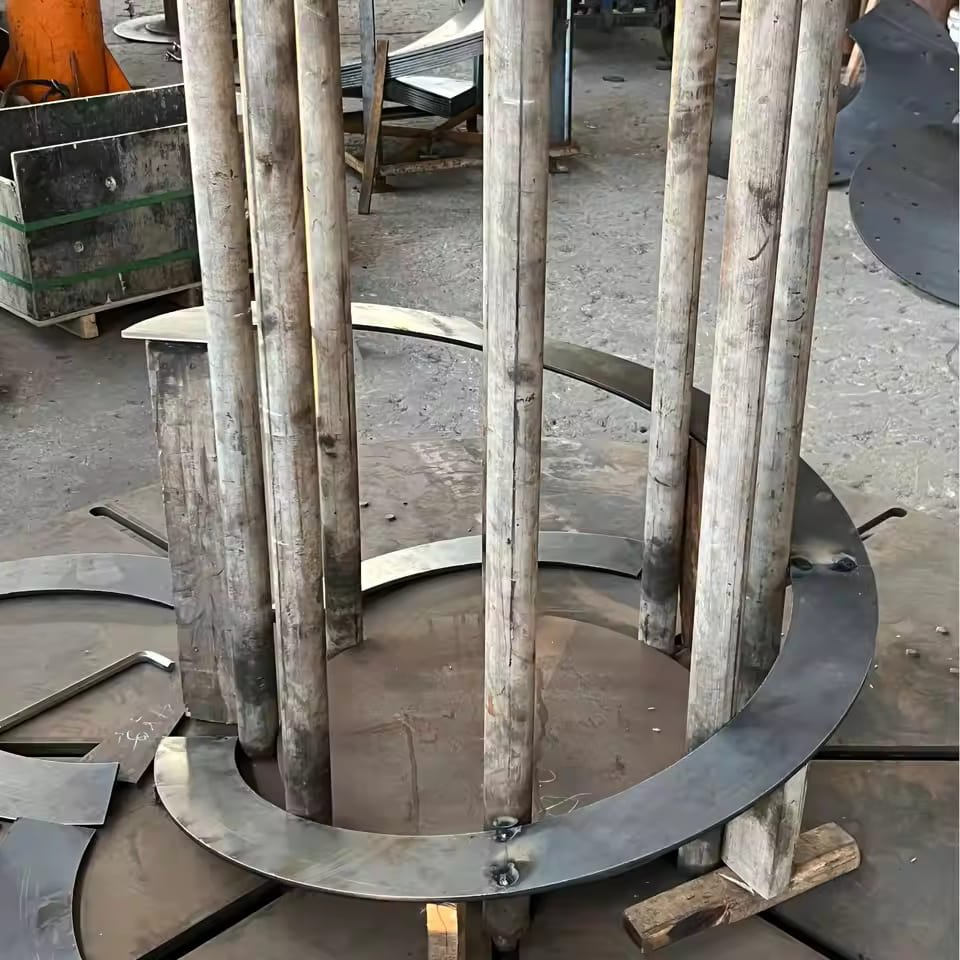 Custom screw flight with variable pitch for industrial auger systems Custom screw flight with variable pitch for industrial auger systems